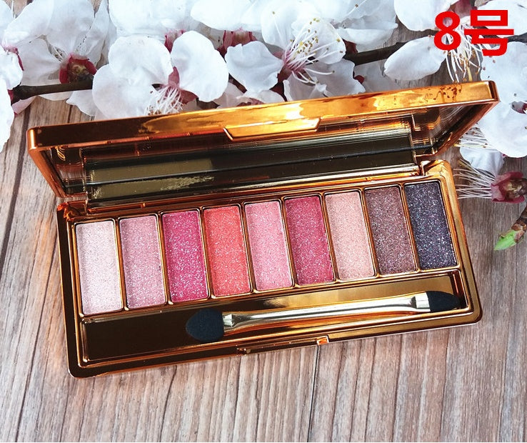 Korea Bear Winnie 9-Color Diamond Eyeshadow Palette