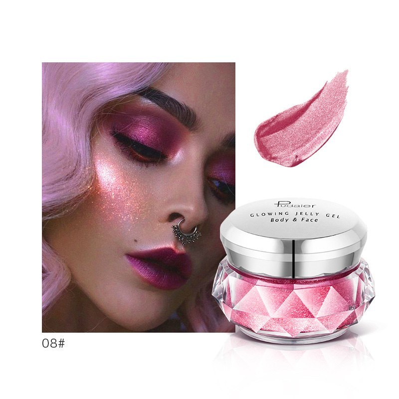 Mermaid Glow Jelly Highlighter – Face, Eyes & Body Sparkle