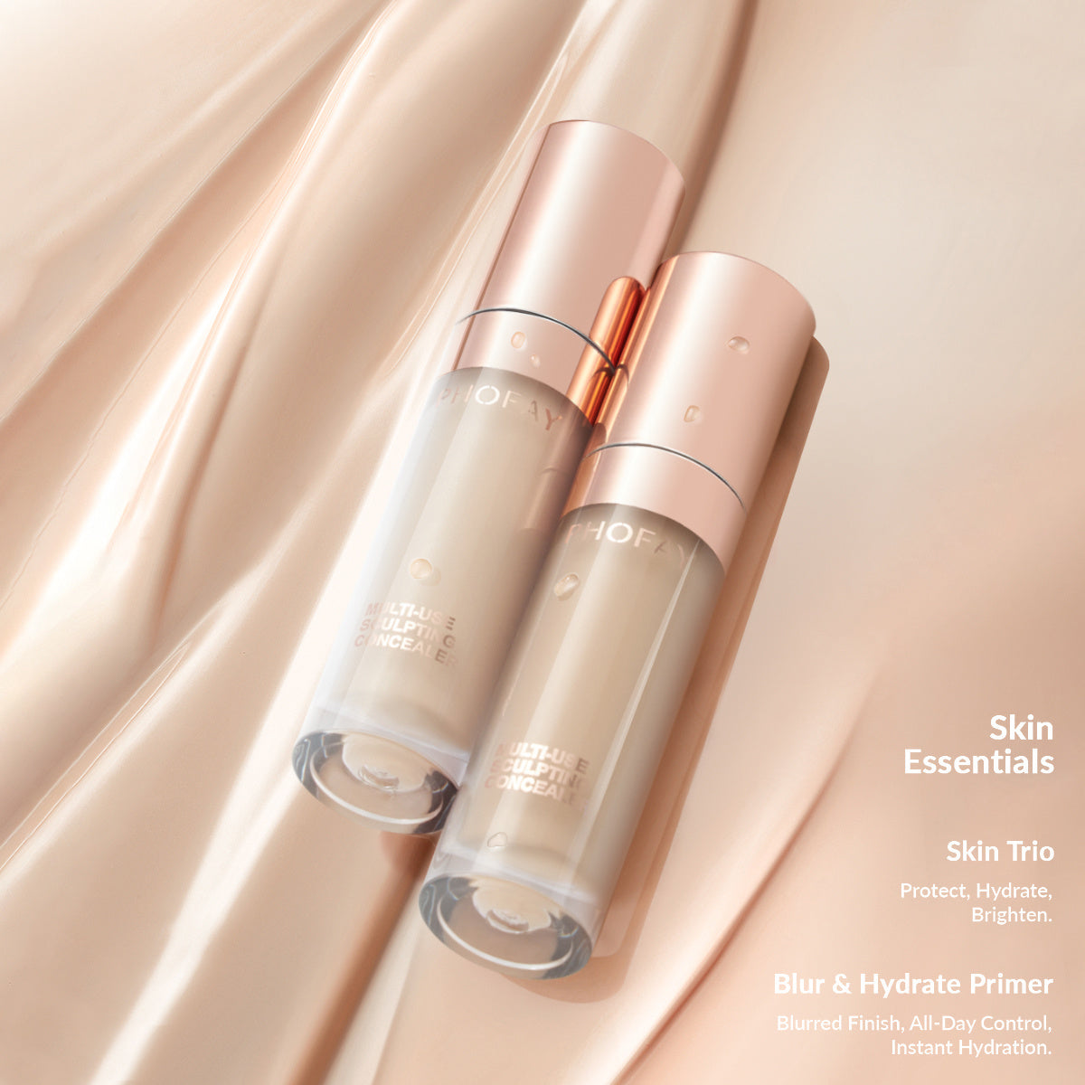 PHOFAY Super Coverage Concealer – Multi-Use, Flawless Finish