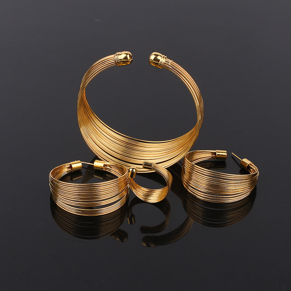 Elegant Jewelry Set – Bracelet & Ring