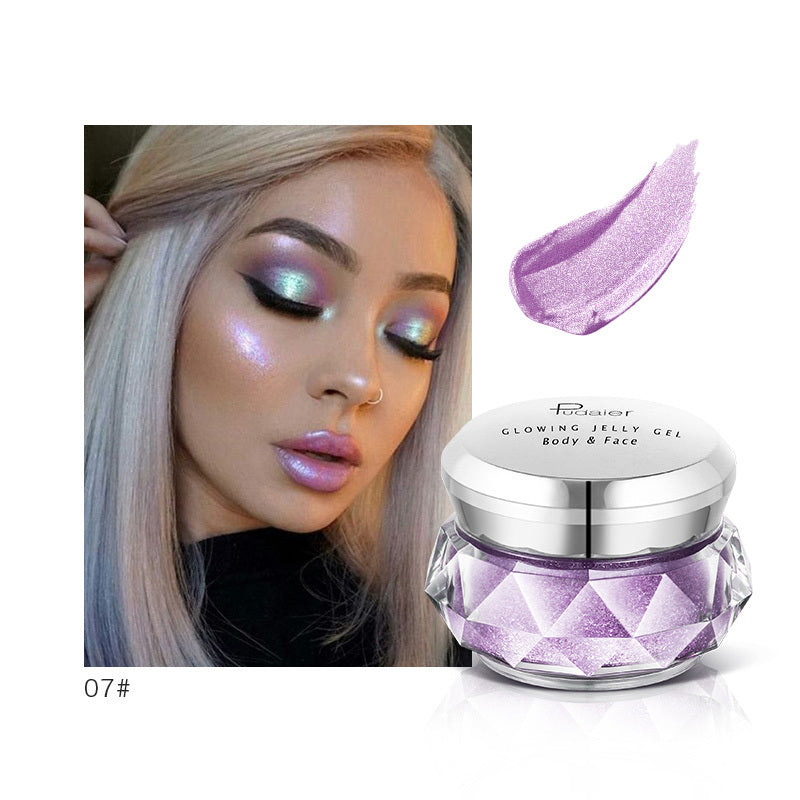 Mermaid Glow Jelly Highlighter – Face, Eyes & Body Sparkle