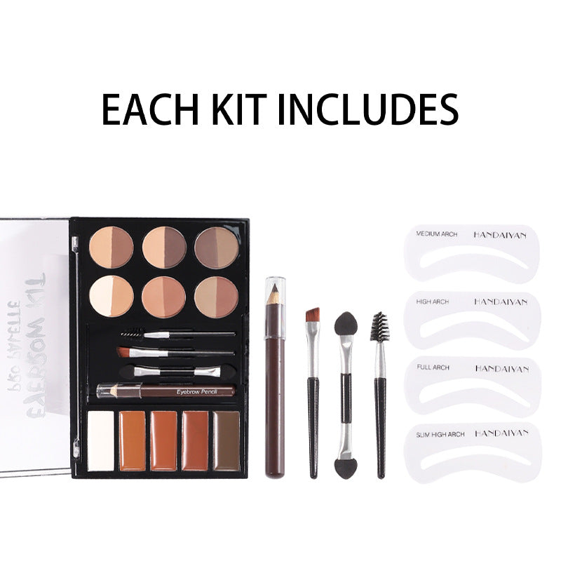 3-in-1 Waterproof Eyebrow Palette