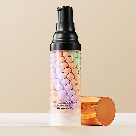 Tricolor Rainbow Makeup Primer – Color-Correcting & Hydrating Base