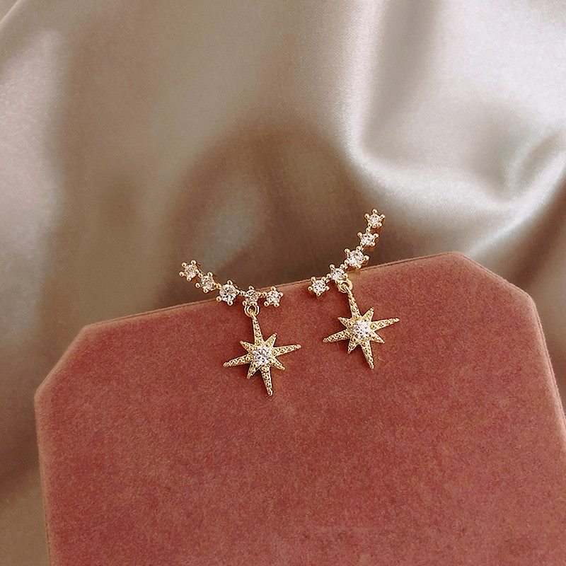 Chic Geometry: Eight-Sided Earrings