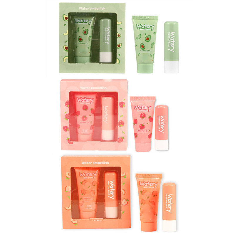 Fruit Care Set – Avocado, Peach & Strawberry Balm + Hand Cream