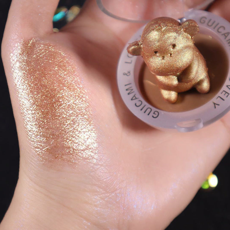 Holographic Animal Highlighter Palette – Glitter, Shine & Glow