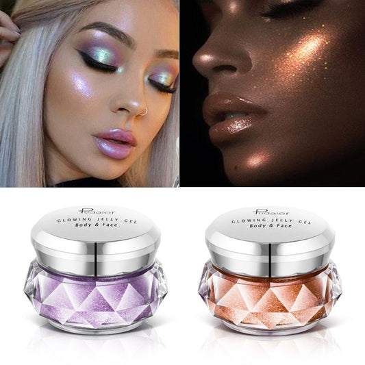 Mermaid Glow Jelly Highlighter – Face, Eyes & Body Sparkle