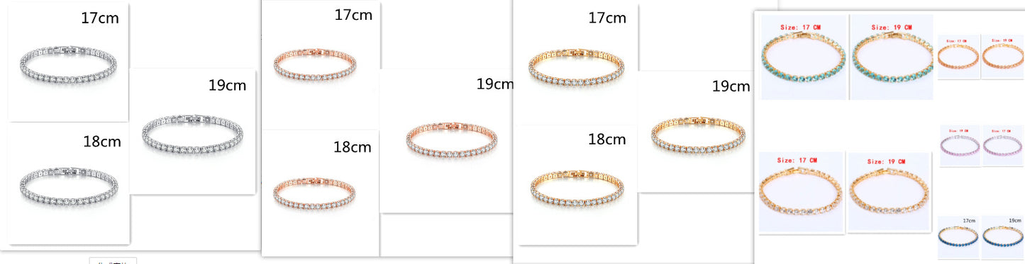 Cubic Zirconia Tennis Bracelets