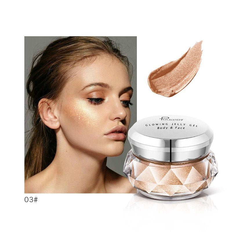 Mermaid Glow Jelly Highlighter – Face, Eyes & Body Sparkle