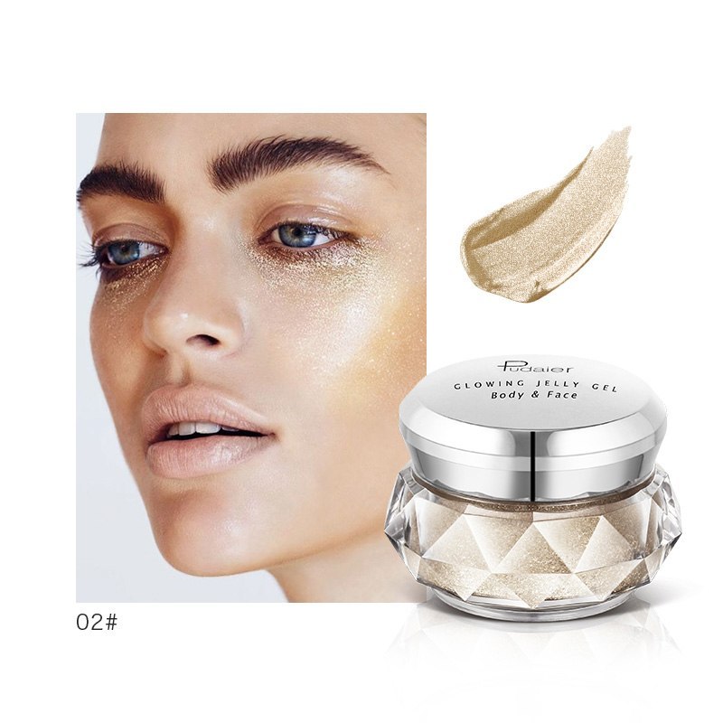 Mermaid Glow Jelly Highlighter – Face, Eyes & Body Sparkle
