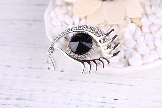 Diamond-encrusted brooch