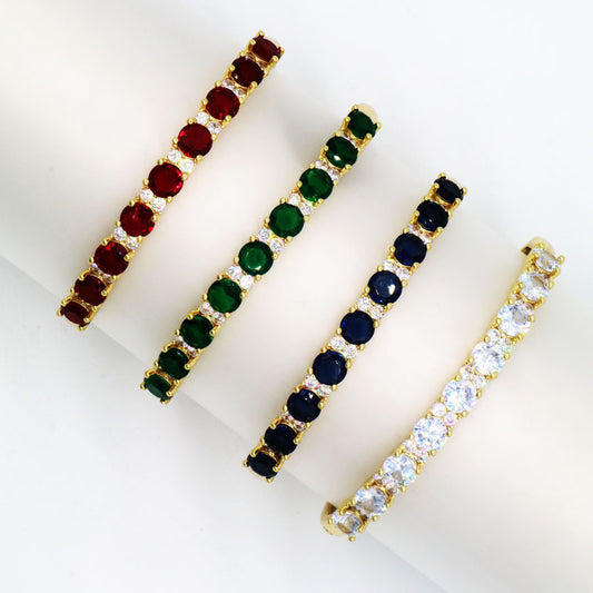 Elegant Multicolor Zircon Bracelet