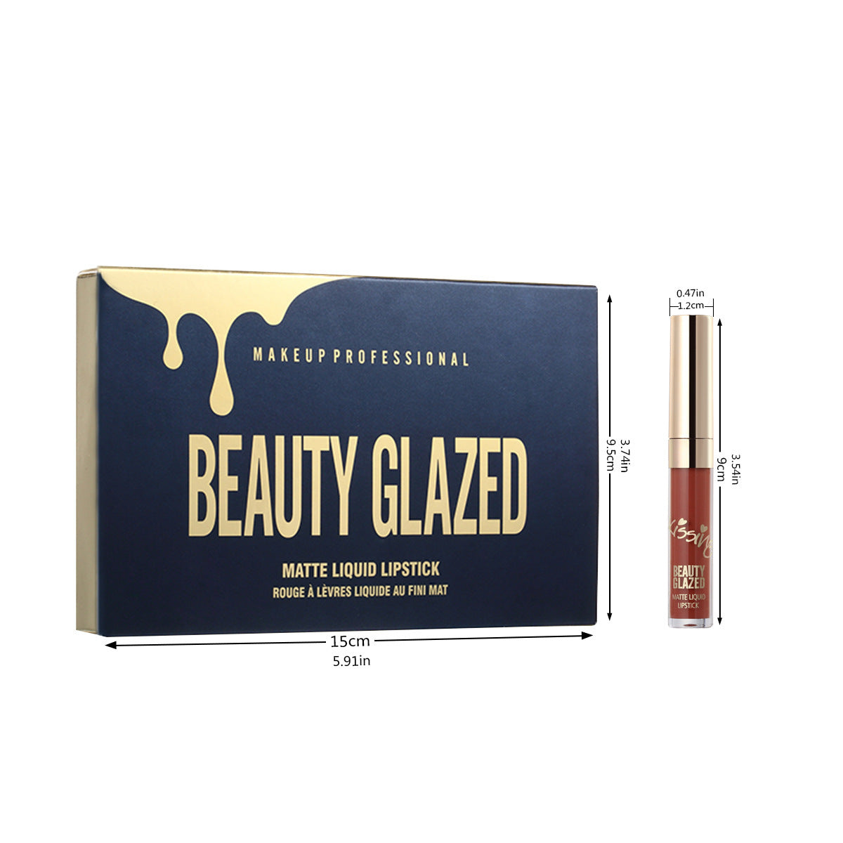 Beauty glazed 6 pcs Lipstick Set